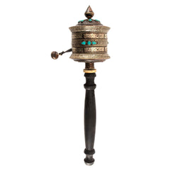 Special Copper Prayer Wheel No.294-Buddhism-Siesta Crafts