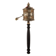 Special Copper Prayer Wheel No.297-Buddhism-Siesta Crafts