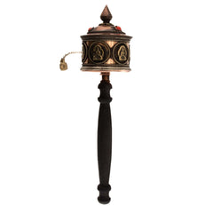 Special Copper Prayer Wheel No.309-Buddhism-Siesta Crafts