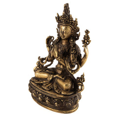 Brass Kharchheri Statue No.311-Buddhism-Siesta Crafts