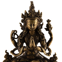 Brass Kharchheri Statue No.311-Buddhism-Siesta Crafts