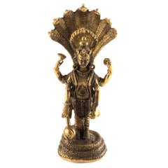 Brass Narayana Statue No.317-Buddhism-Siesta Crafts