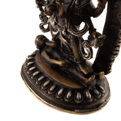 Brass Kal Bhairav Statue No.318-Buddhism-Siesta Crafts