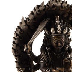 Brass Kal Bhairav Statue No.318-Buddhism-Siesta Crafts