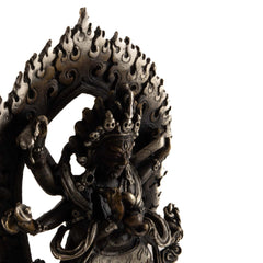 Brass Mahankal Statue No.319-Buddhism-Siesta Crafts