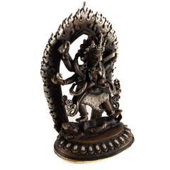 Brass Mahankal Statue No.319-Buddhism-Siesta Crafts