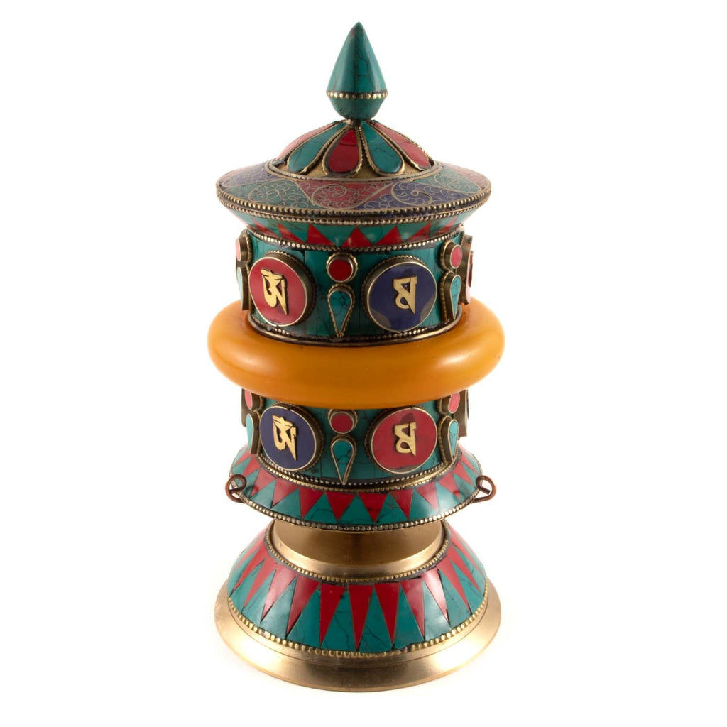 Special Standing Prayer Wheel No.324-Buddhism-Siesta Crafts