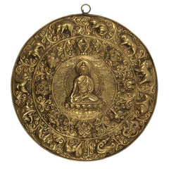 Metal Buddha Wall Hanging No.329