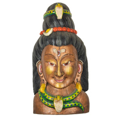 Artisan Shiva Mask No.357-Home Décor-Siesta Crafts