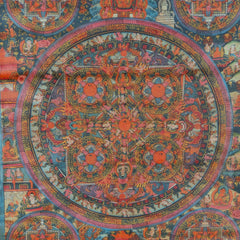 Shakti Mandala Thangka Painting No.370-Buddhism-Siesta Crafts