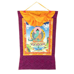 Buddha Thangka Painting No.374-Buddhism-Siesta Crafts