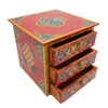 Tibetan Style Set of Three Drawers-Furniture-Siesta Crafts