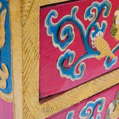 Tibetan Style Set of Three Drawers-Furniture-Siesta Crafts