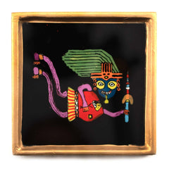 Flying Shaman Afterlife Folk Art Frame-Home Décor-Siesta Crafts