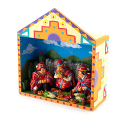 Pachamama Shaman Retablo-Home Décor-Siesta Crafts