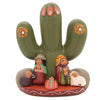 Cactus Nativity Ceramic-Christianity-Siesta Crafts
