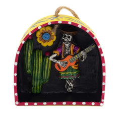 Guitar Retablo-Home Décor-Siesta Crafts