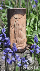 Howling Wolf in Wood