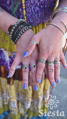 Nepalese Silver Feather Ring
