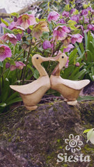 Kissing Bamboo Root Ducks