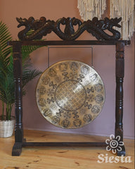 Huge Yogi Flower of Life Metal Gong No.68