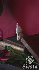Mini Howling Wolf Woodcarving