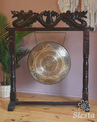 Cloud Om Mandala Etched Gong No.76